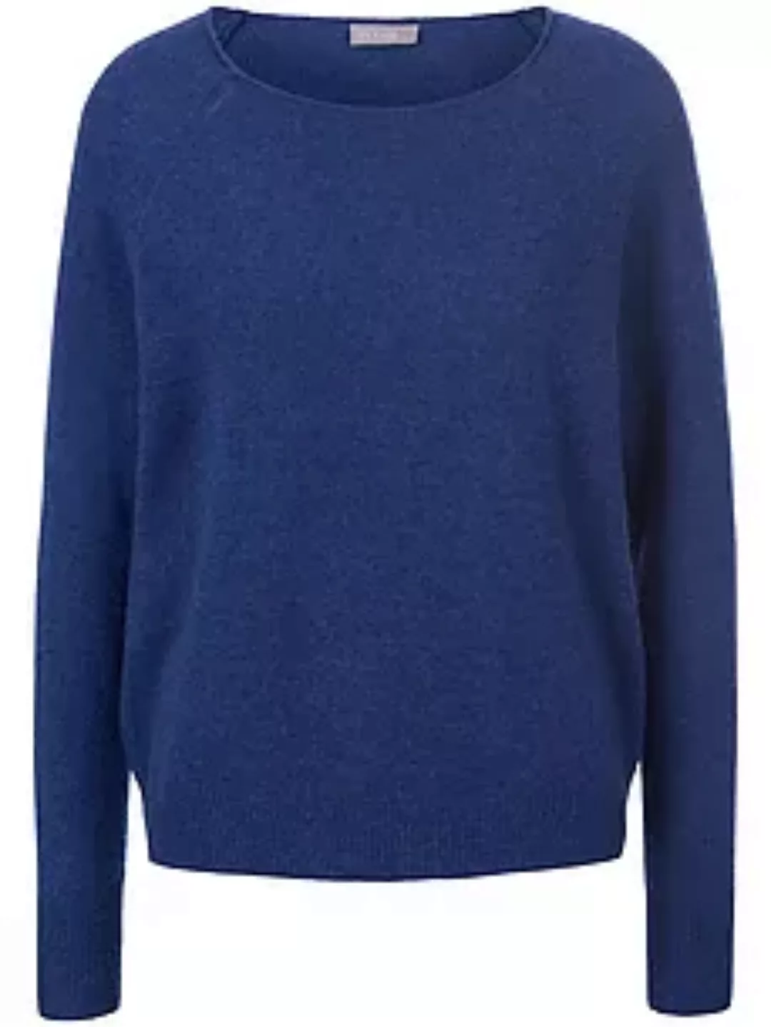 Pullover aus 100% Kaschmir include blau günstig online kaufen