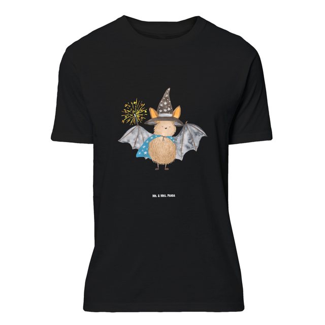 Mr. & Mrs. Panda T-Shirt Fledermaus Zauberer - Schwarz - Geschenk, Damen, H günstig online kaufen