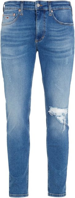 Tommy Jeans Slim-fit-Jeans SCANTON Y SLIM mit Tommy Jeans Knopf & Nieten günstig online kaufen