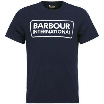 Barbour  T-Shirt Essential Large Logo T-Shirt Navy günstig online kaufen