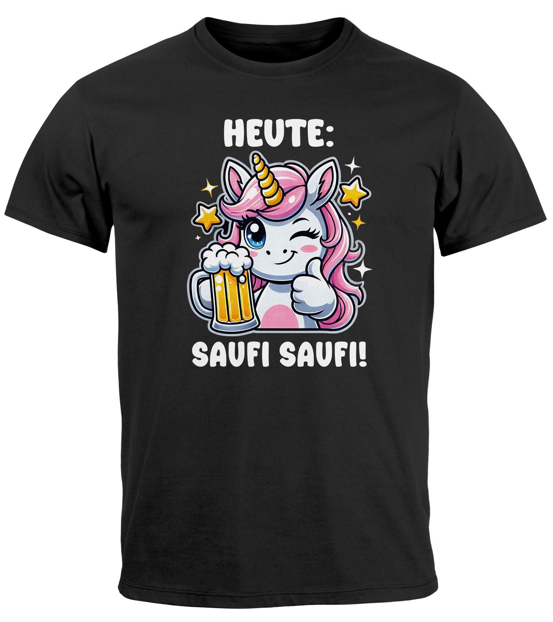 MoonWorks Print-Shirt Herren T-Shirt Alkohol Bier günstig online kaufen