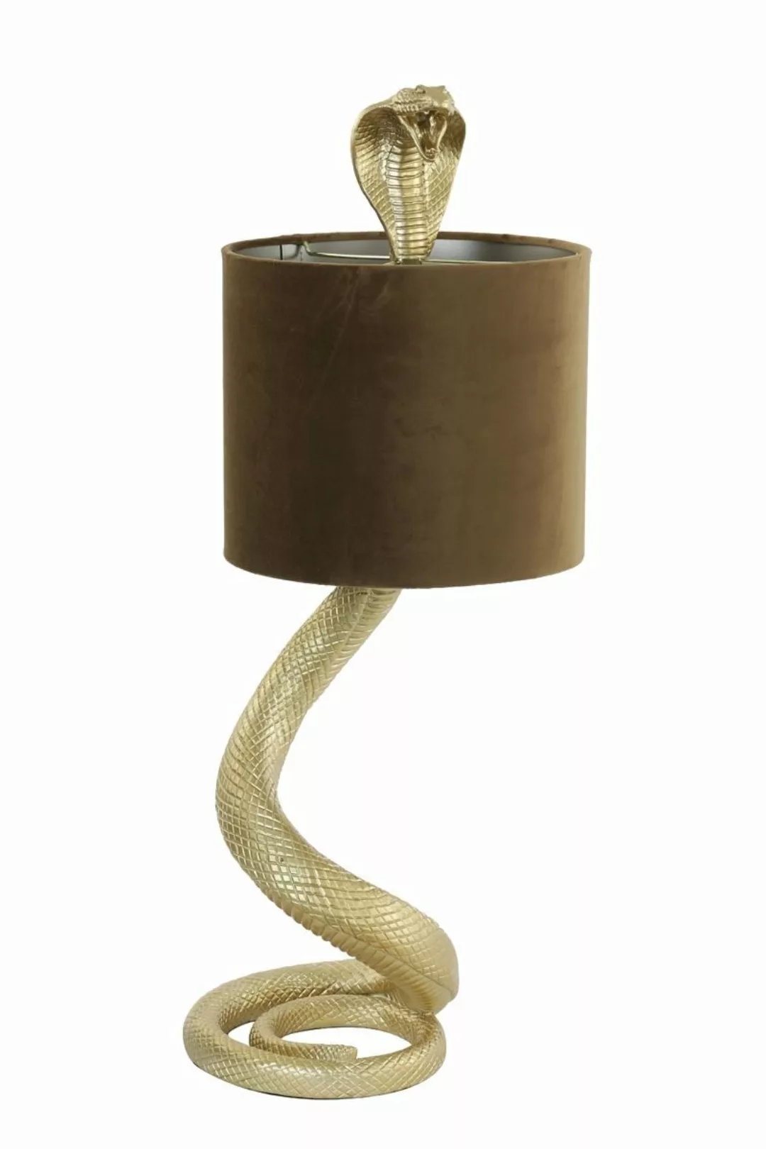 Light & Living Tischleuchten Snake Tischleuchte 27 x 25 x 68 cm (gold) günstig online kaufen