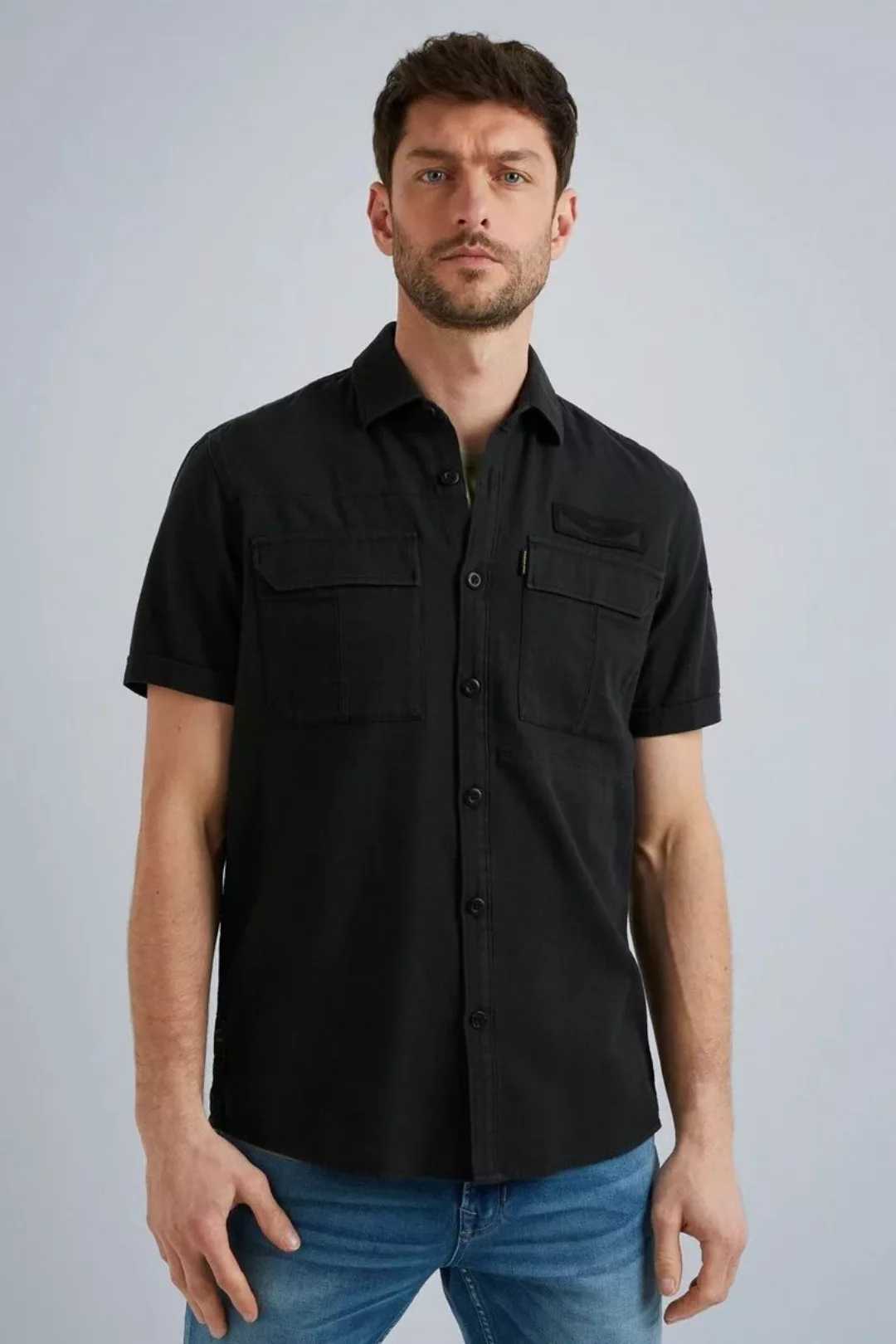 PME Legend Short Sleeve Hemd Navy - Größe M günstig online kaufen