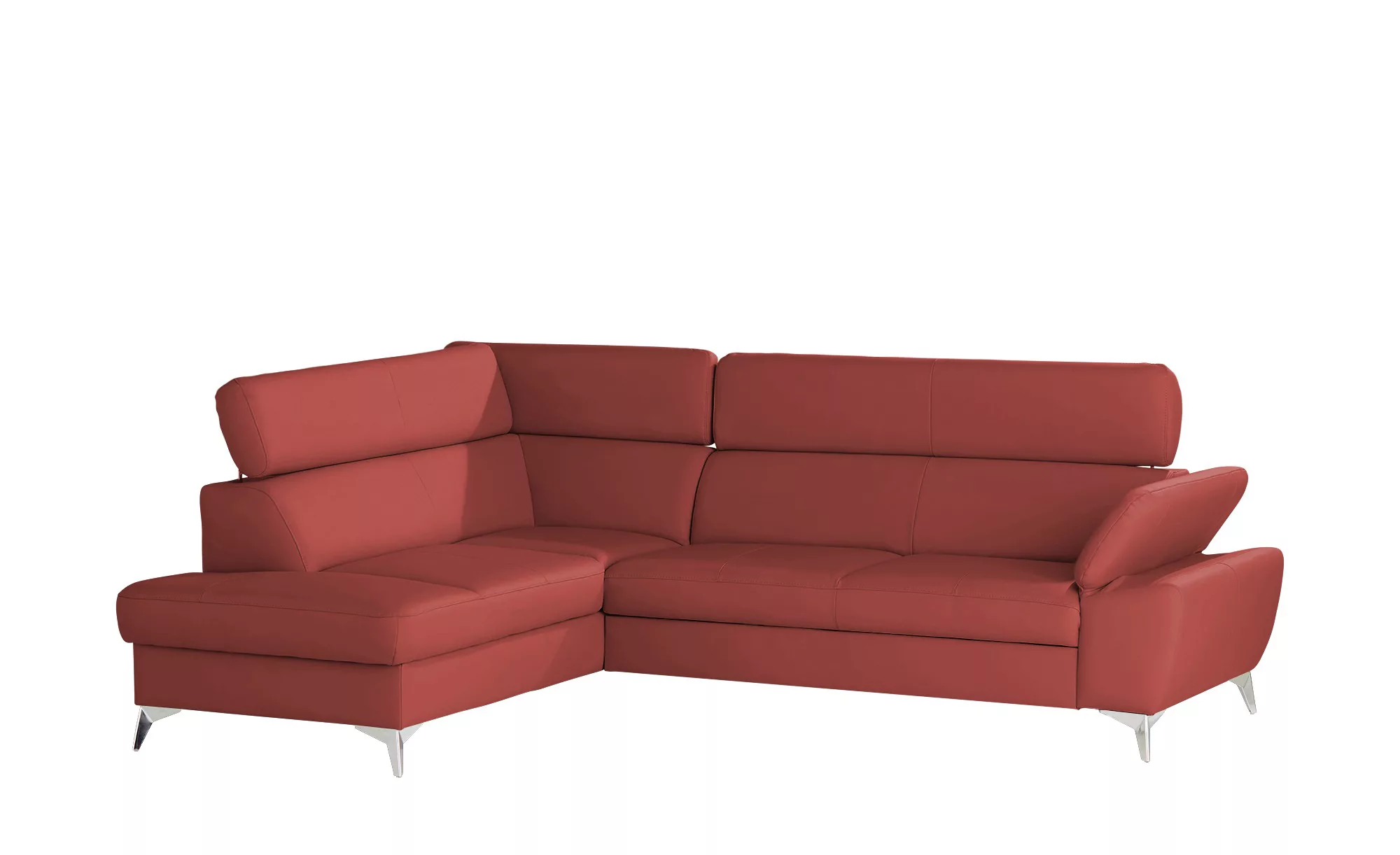 uno Ecksofa  Apollo ¦ rot ¦ Maße (cm): B: 268 H: 81 T: 210 Polstermöbel > S günstig online kaufen