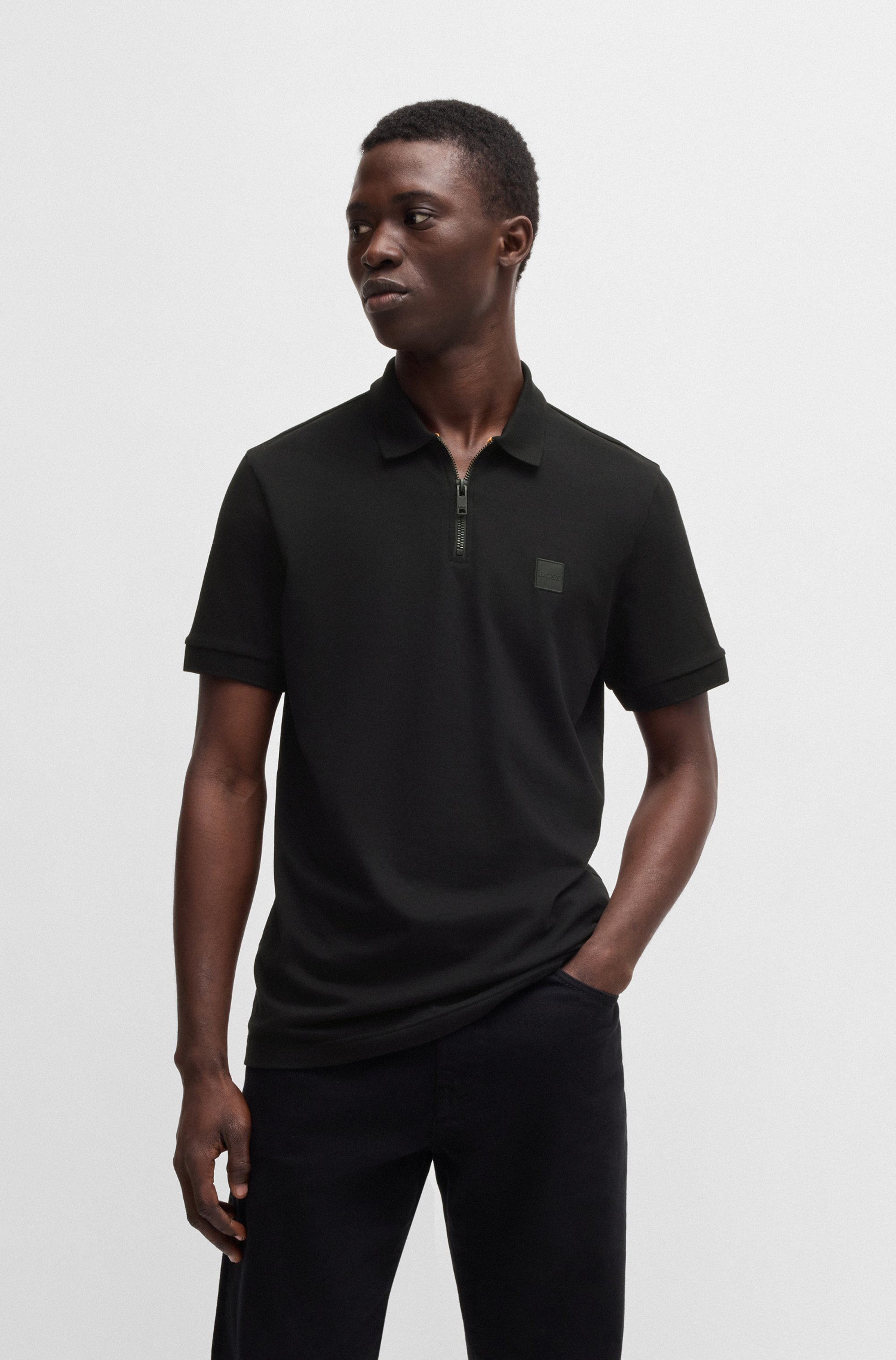 BOSS ORANGE Poloshirt "Passerzip", mit Polokragen günstig online kaufen