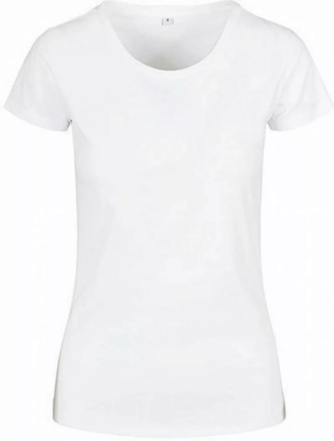 Build Your Brand Rundhalsshirt Ladies´ Basic Tee Kurze, eingesetzte Ärmel günstig online kaufen