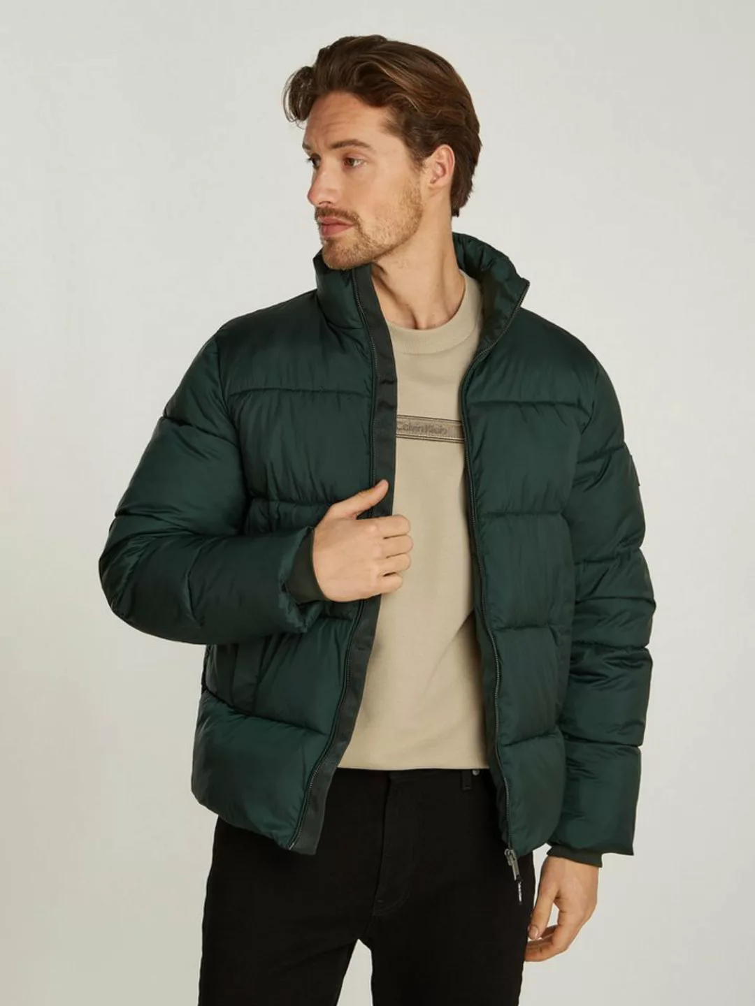 Calvin Klein Outdoorjacke QUILT PUFFER MW mit Logopatch günstig online kaufen