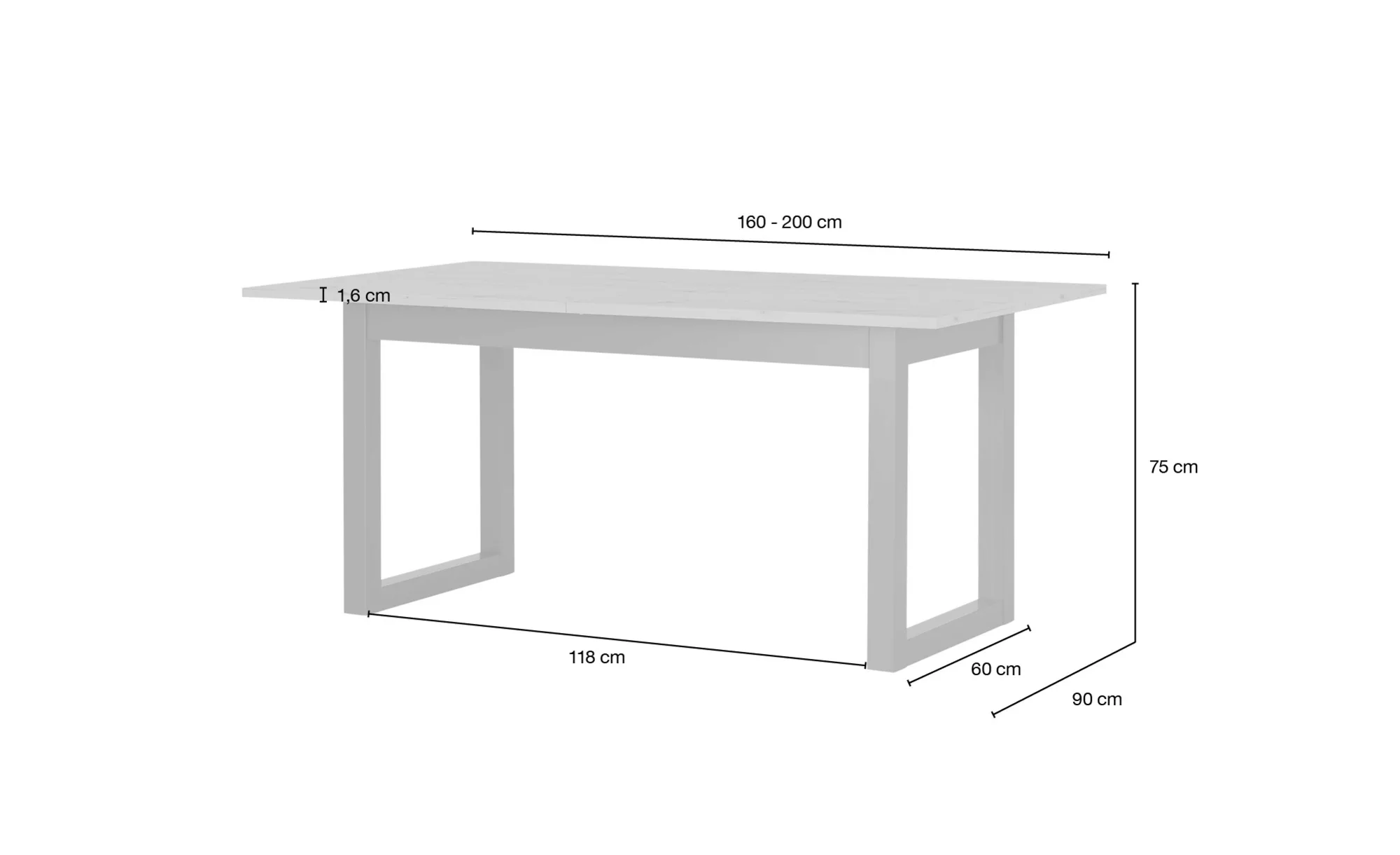 Esstisch  Imperia - holzfarben - 90 cm - 75 cm - Sconto günstig online kaufen