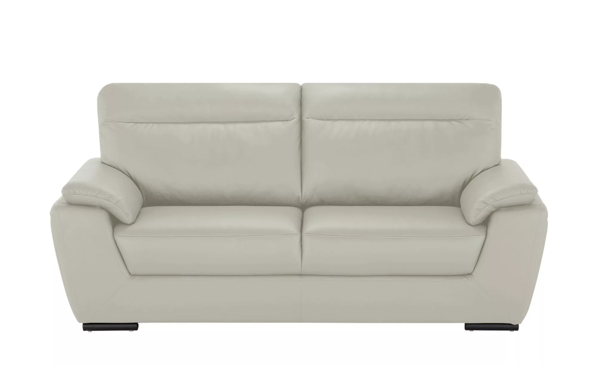 Sofa  aus Leder Brandy II ¦ grau ¦ Maße (cm): B: 224 H: 95 T: 100 Polstermö günstig online kaufen