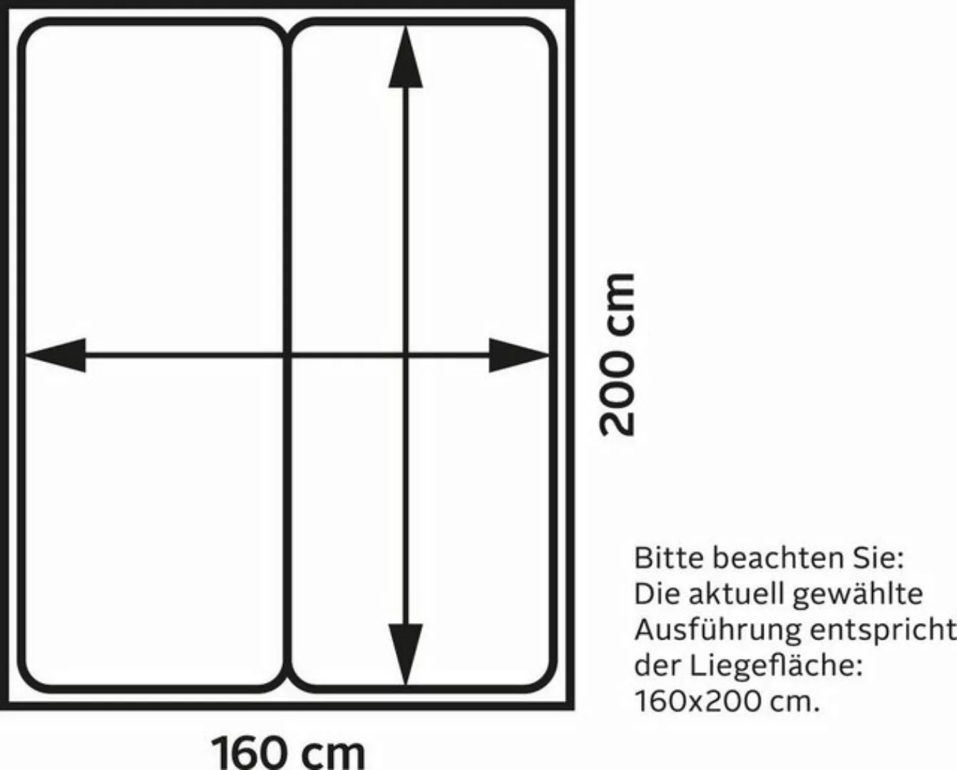 Westfalia Schlafkomfort Boxspringbett, in diversen Ausführungen günstig online kaufen