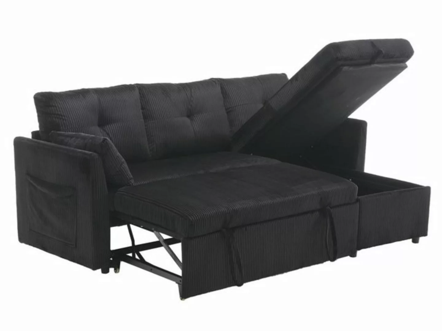 SeedWave Schlafsofa Samt Schlafsofa für 3 Personen, Sofa und Bett in Einem, günstig online kaufen