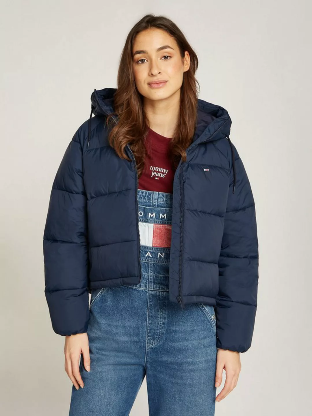 Tommy Jeans Curve Steppjacke JW ASPEN PUFFER EXT mit hochschließendem Krage günstig online kaufen