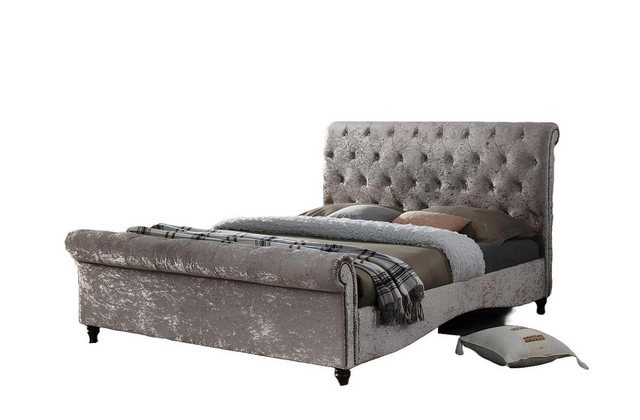 Xlmoebel Bett Neues Doppelbett für Luxus-Schlafzimmer mit Chesterfield-Desi günstig online kaufen