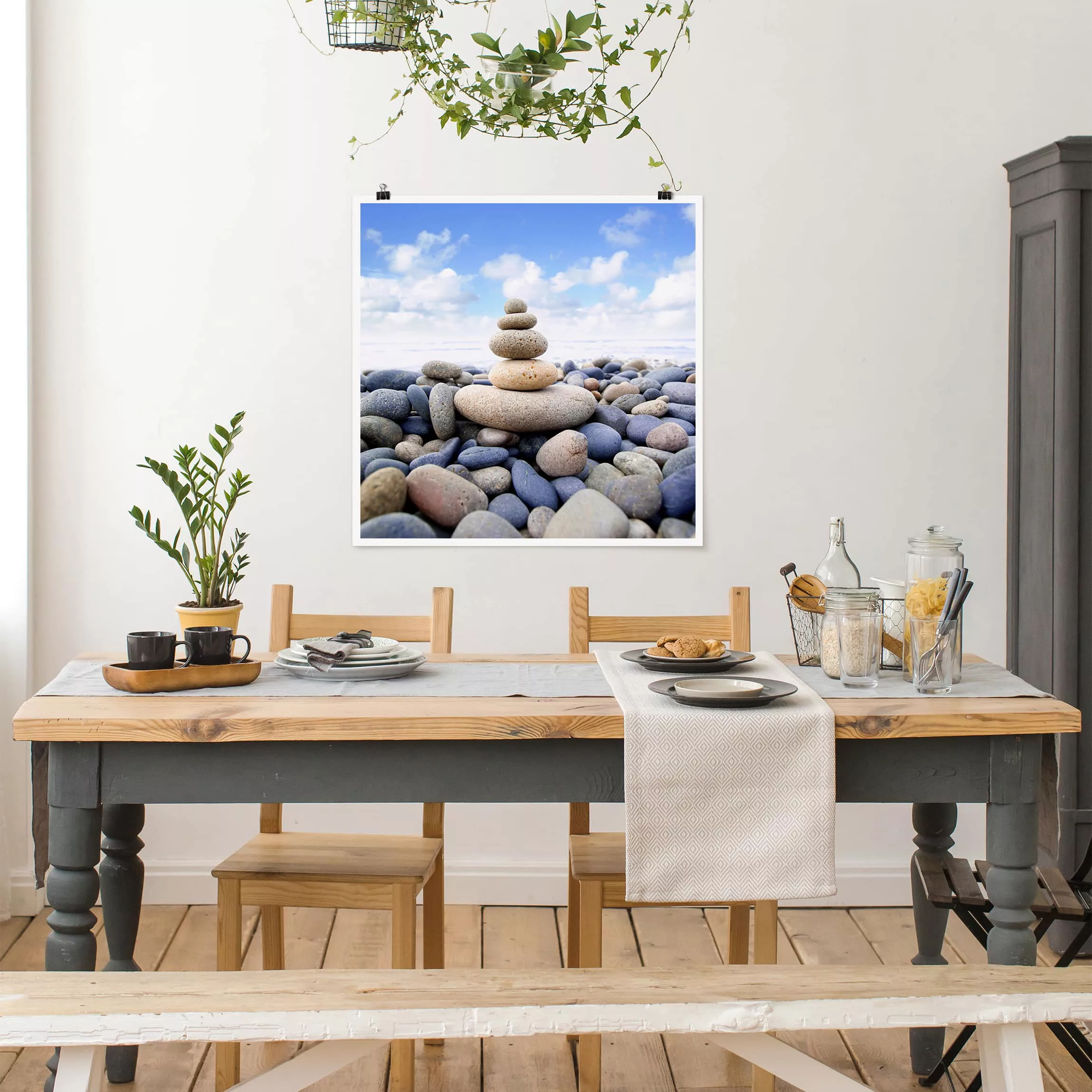 Poster - Quadrat Garten Eden günstig online kaufen