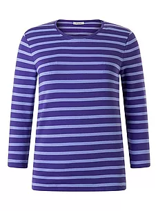 Rundhals-Shirt 3/4-Arm MAERZ Muenchen lila günstig online kaufen