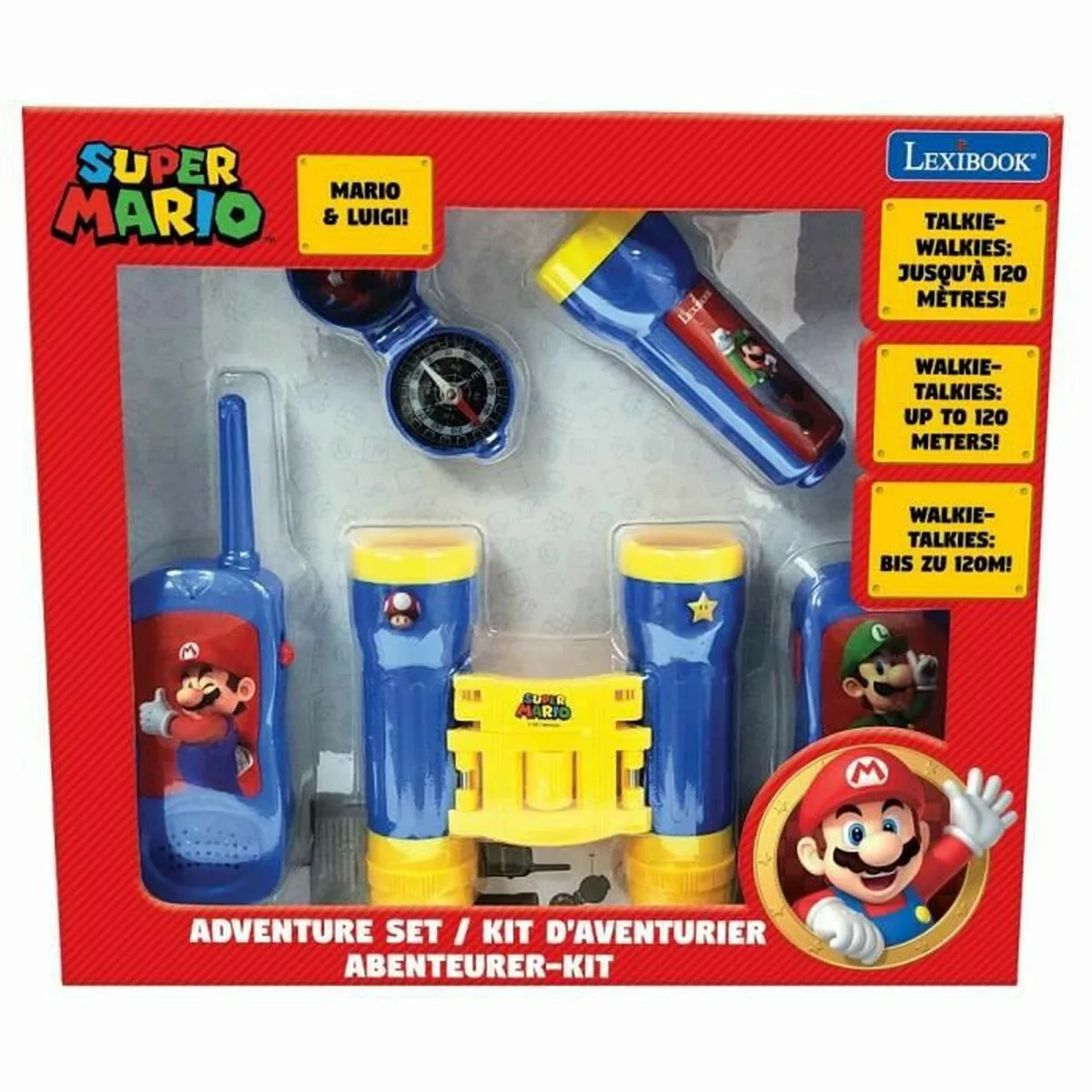 Lexibook® Walkie Talkie Super Mario Abenteuerset mit 2 Walkie Talkies, Fern günstig online kaufen