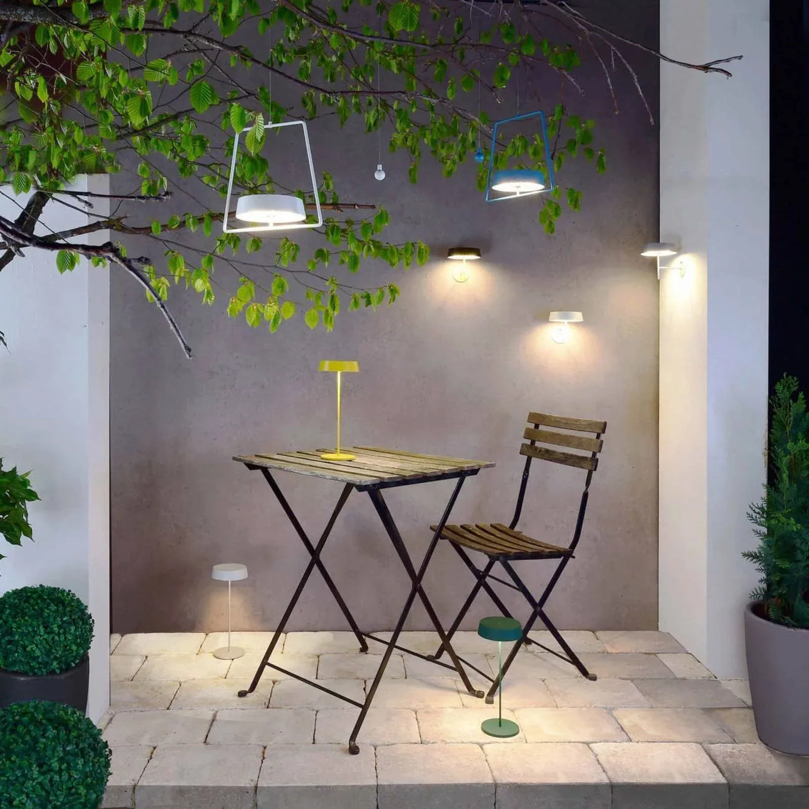 LED-Tischleuchte Miram mit Akku, dimmbar, gelb günstig online kaufen