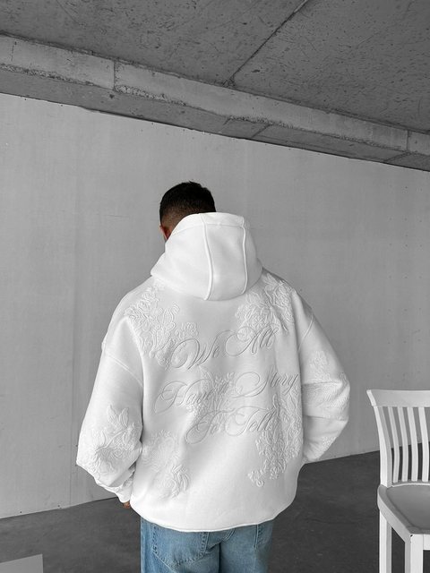 Abluka Hoodie OVERSIZED EMBOSSED PATTERN HOODIE - Hoodie mit geprägtem Desi günstig online kaufen