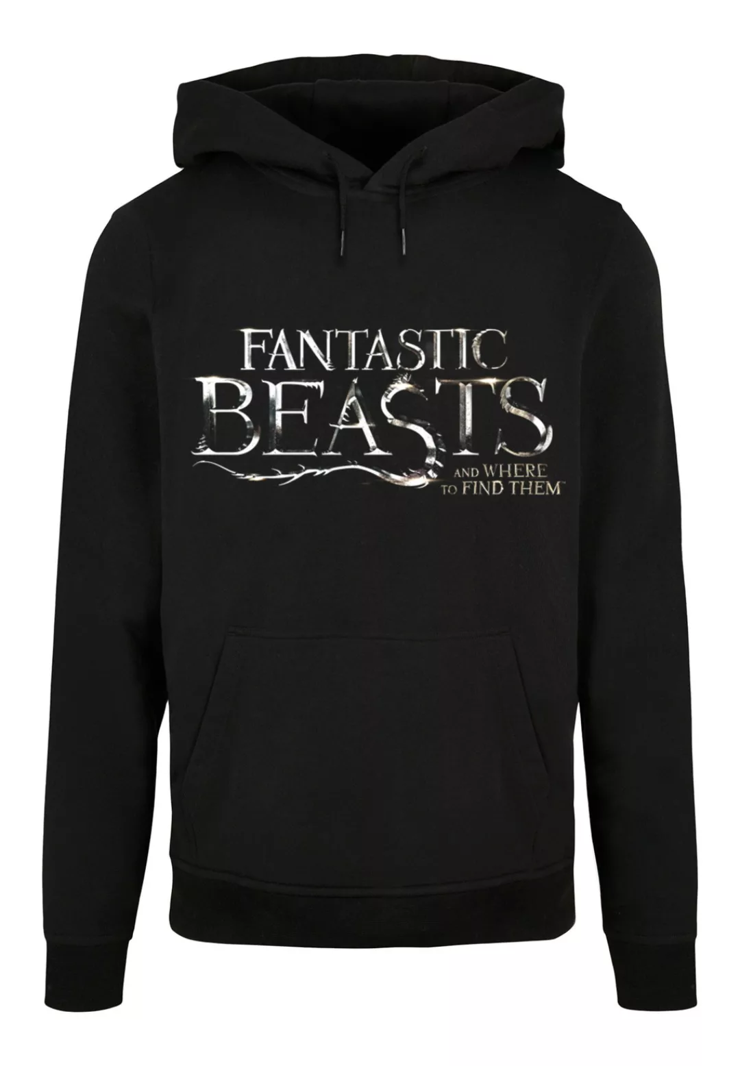 F4NT4STIC Kapuzenpullover "Phantastische Tierwesen Fantastic Beasts Text Lo günstig online kaufen