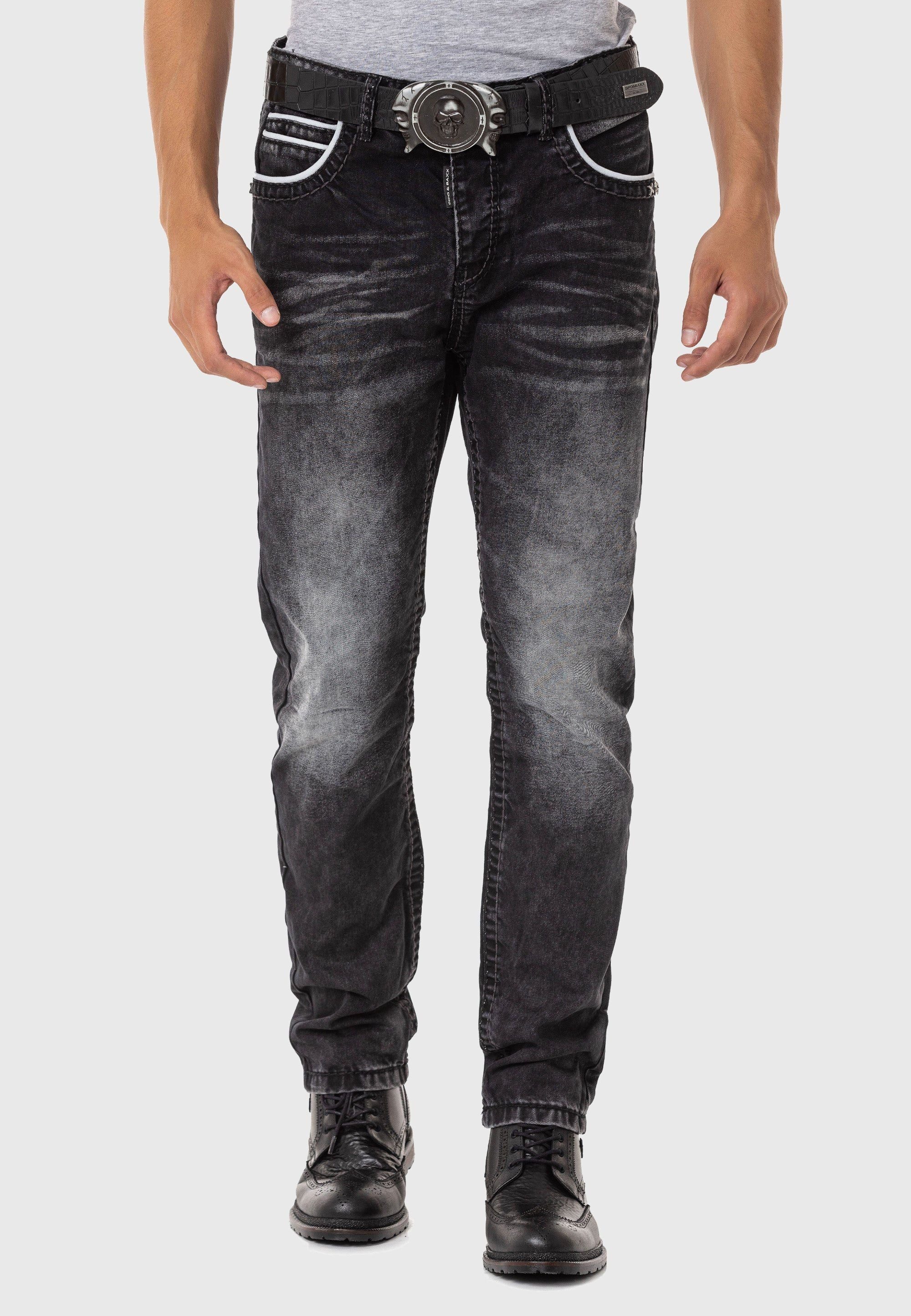 Cipo & Baxx Straight-Jeans "Jeans", In Straight Fit, CD-148 günstig online kaufen