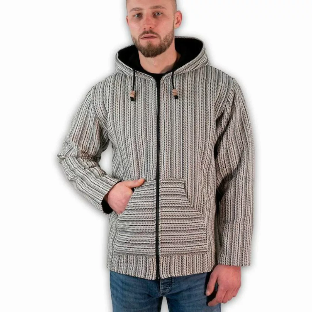 KUNST UND MAGIE Kapuzenfleecejacke Kapuzenjacke Kapu Hoodie + Kapuze und Kä günstig online kaufen