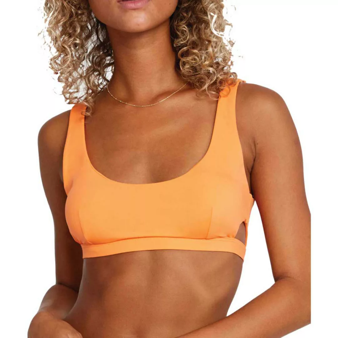 Rvca Solid Bralette Bikini Oberteil M Orange Crush günstig online kaufen