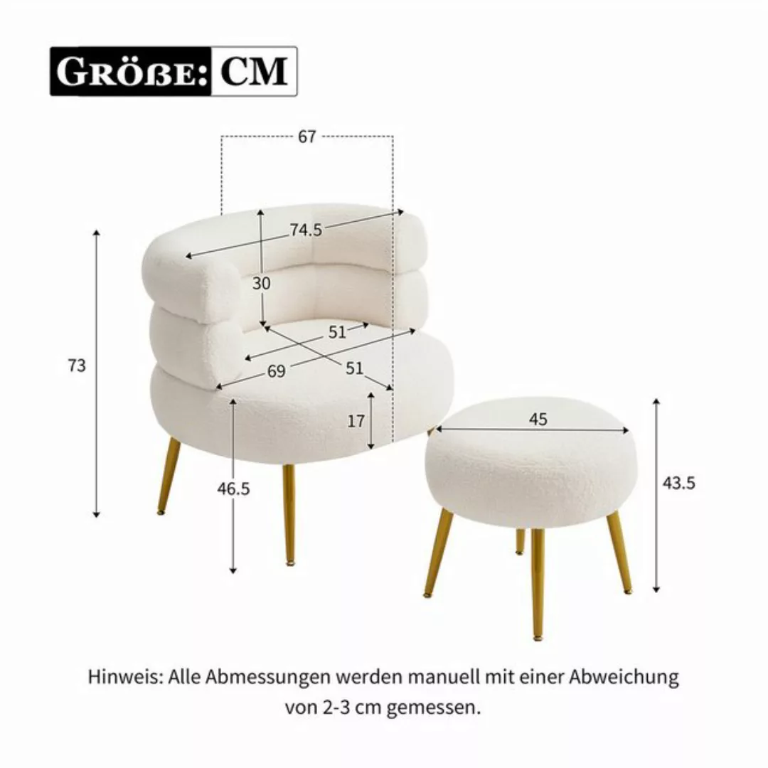 autolock Chaiselongue Weiße Chaiselongue mit Fußhocker, höhenverstellbare F günstig online kaufen