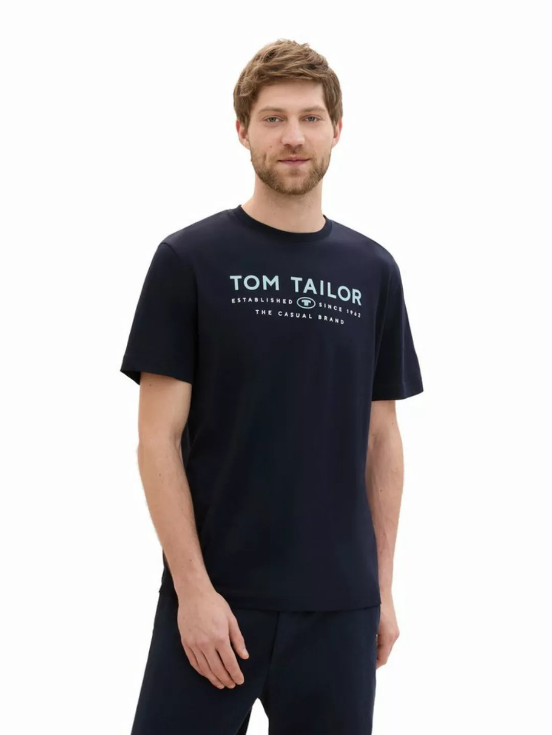 TOM TAILOR Print-Shirt mit Logo Print günstig online kaufen