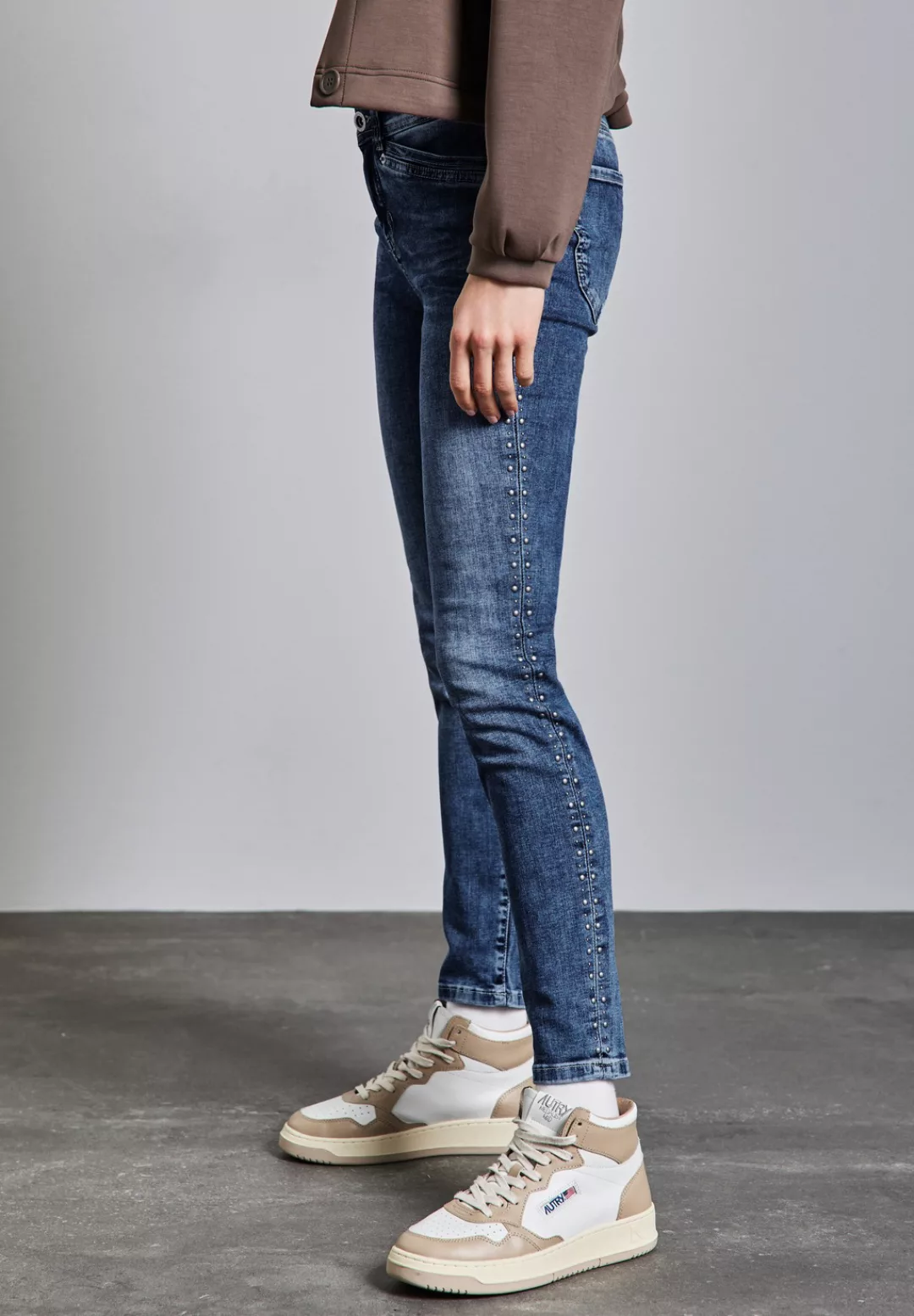 STREET ONE Slim-fit-Jeans Middle Waist günstig online kaufen