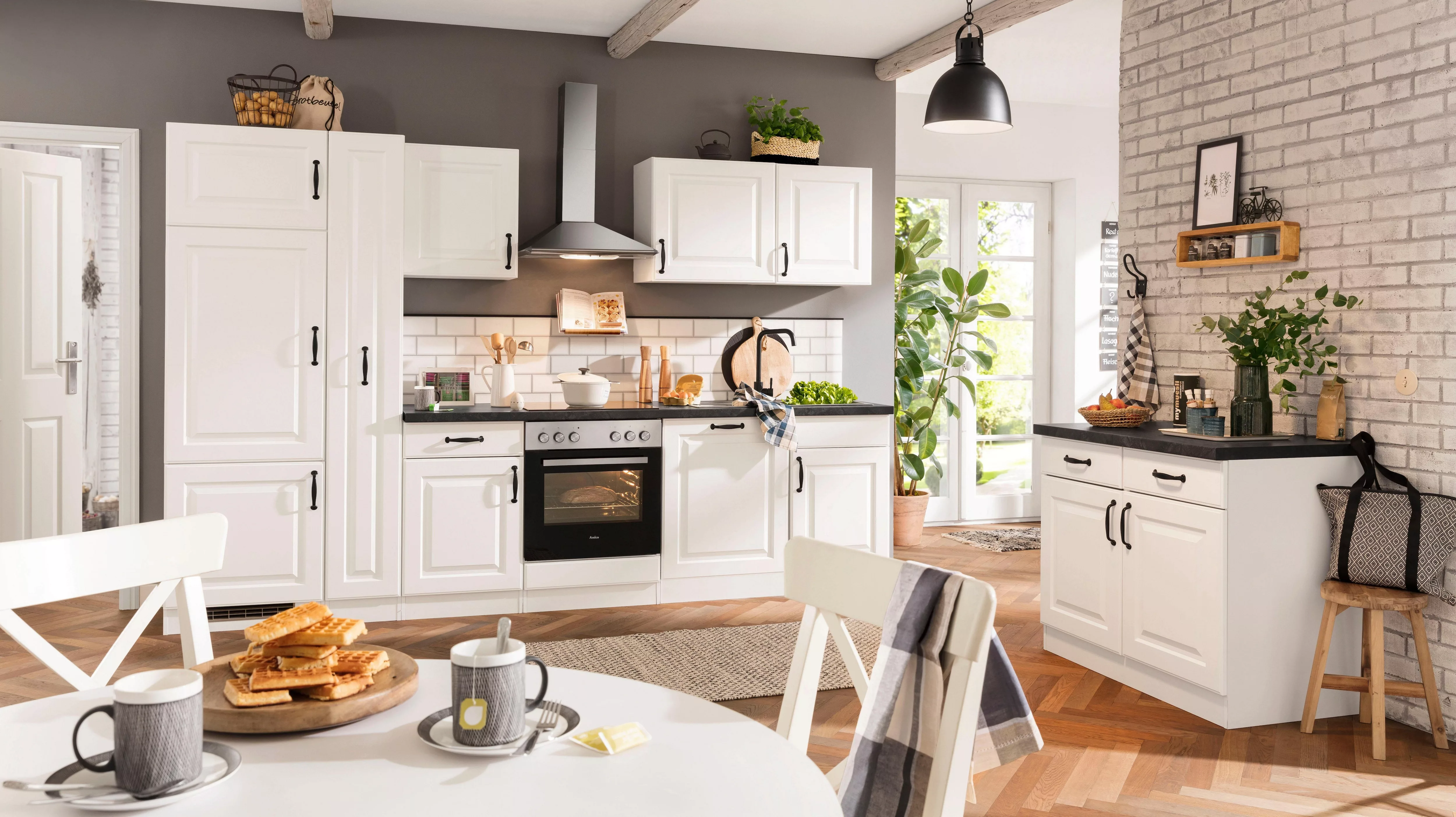 wiho Küchen Küchenzeile »Erla«, ohne E-Geräte, Breite 310 cm günstig online kaufen