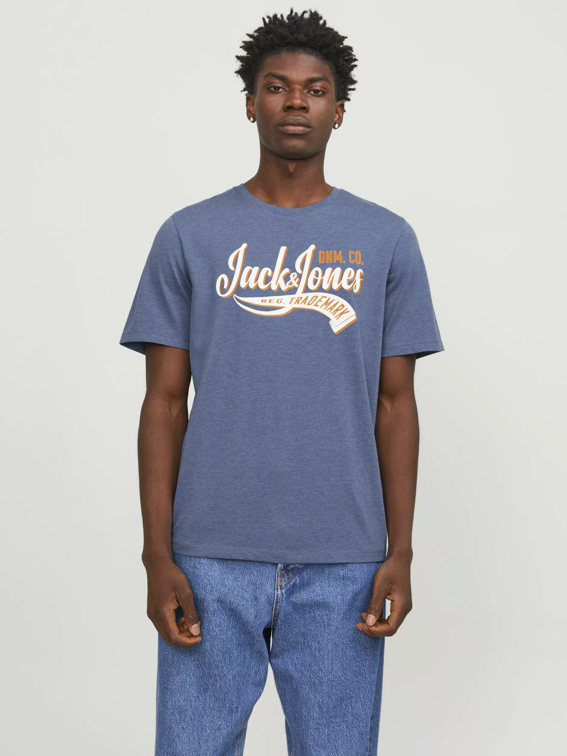 Jack & Jones Herren Rundhals T-Shirt JJELOGO - Regular Fit günstig online kaufen