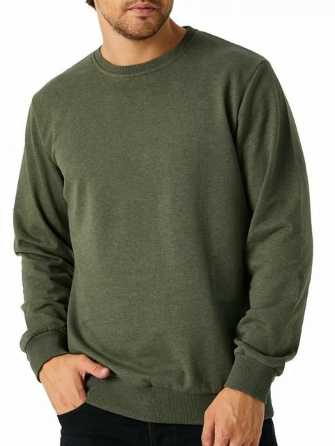 COMEOR Sweatshirt Herren Pullover bequeme Sweater (1-tlg) aus Baumwollmisch günstig online kaufen