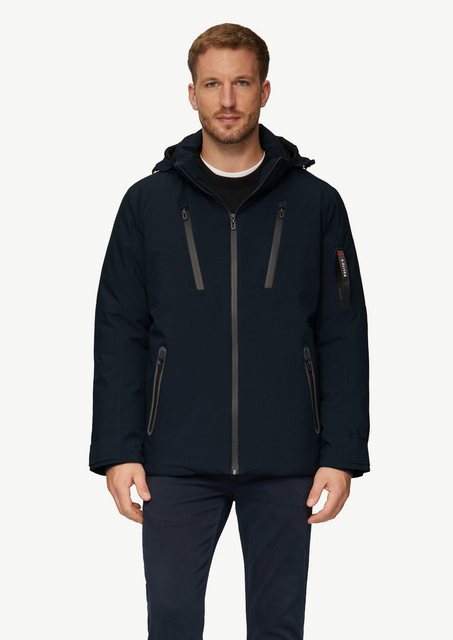 s.Oliver Allwetterjacke Wasserabweisende Jacke mit Kapuze und Zip-Details A günstig online kaufen