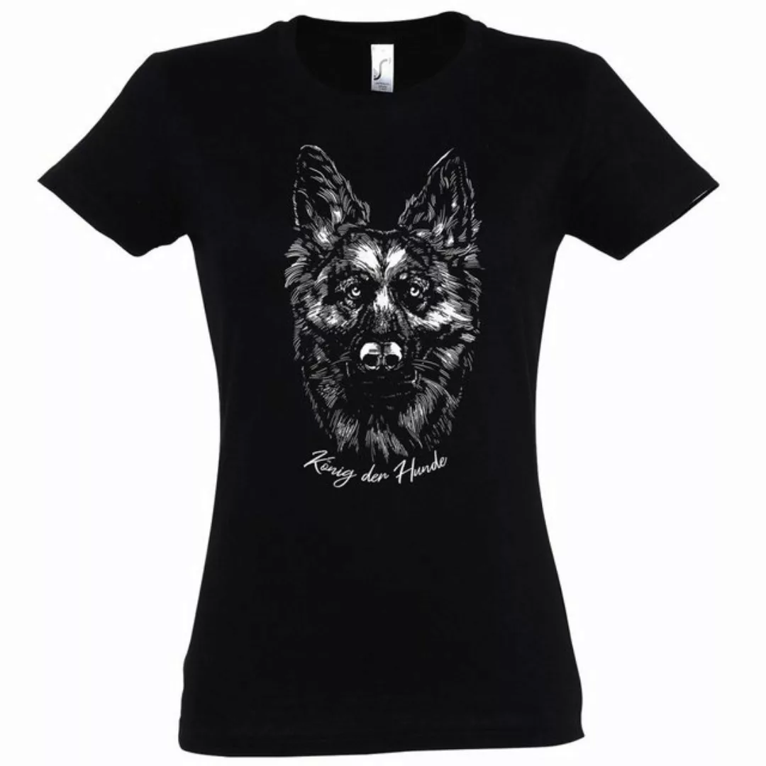 Youth Designz Print-Shirt König der Hunde Damen T-Shirt mit modischem Front günstig online kaufen