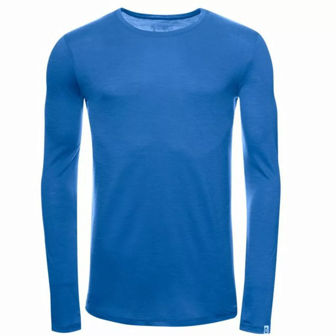 Kaipara - Merino Sportswear Langarmshirt Merino Longsleeve Herren Slimfit 1 günstig online kaufen