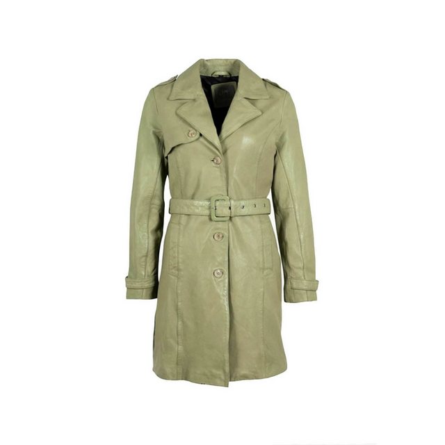 Gipsy by Mauritius Trenchcoat aus Leder GWLaily S24 - light olive günstig online kaufen