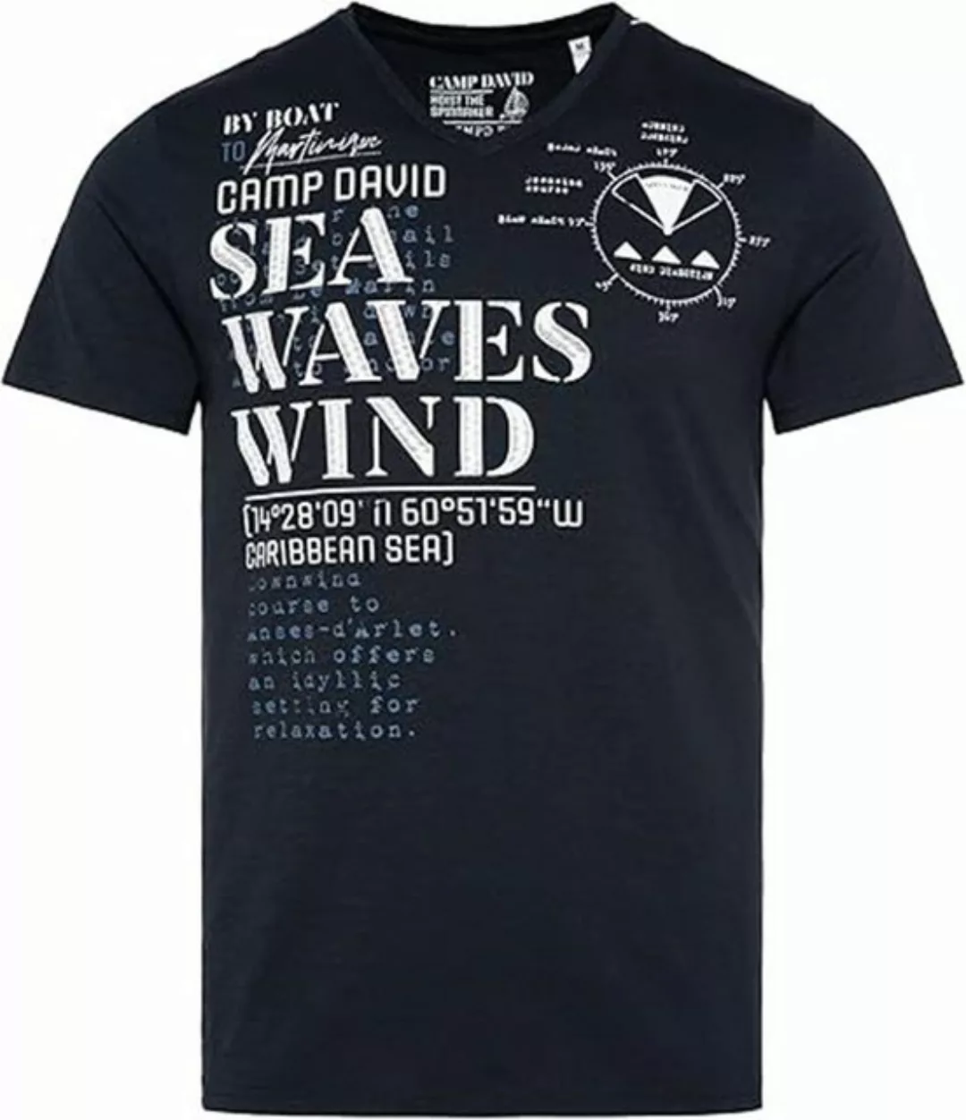 CAMP DAVID T-Shirt, mit Wording-Prints günstig online kaufen