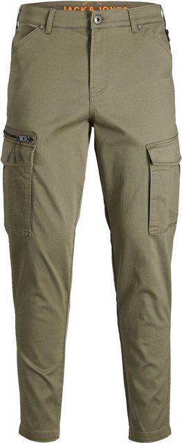 Jack & Jones Herren Cargohose JJIACE JJDEX TAPERED AKM DUSTY OLIVE - Grün günstig online kaufen