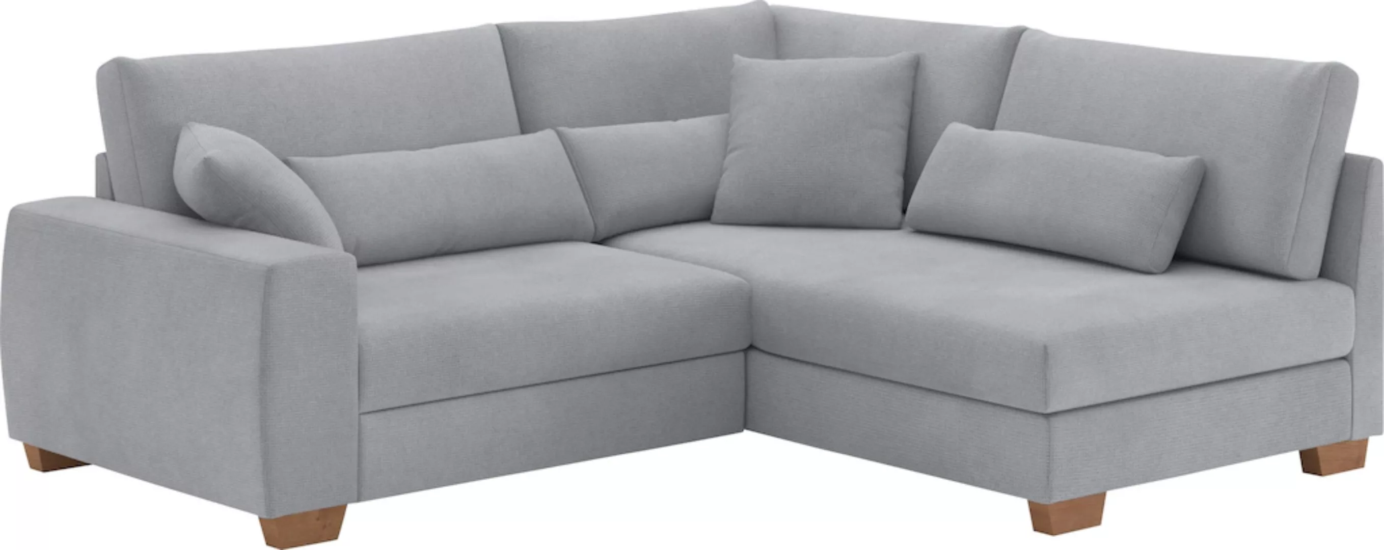 Mr. Couch Ecksofa "Helena L-Form", Mit Federkern, wahlweise mit Bettfunktio günstig online kaufen