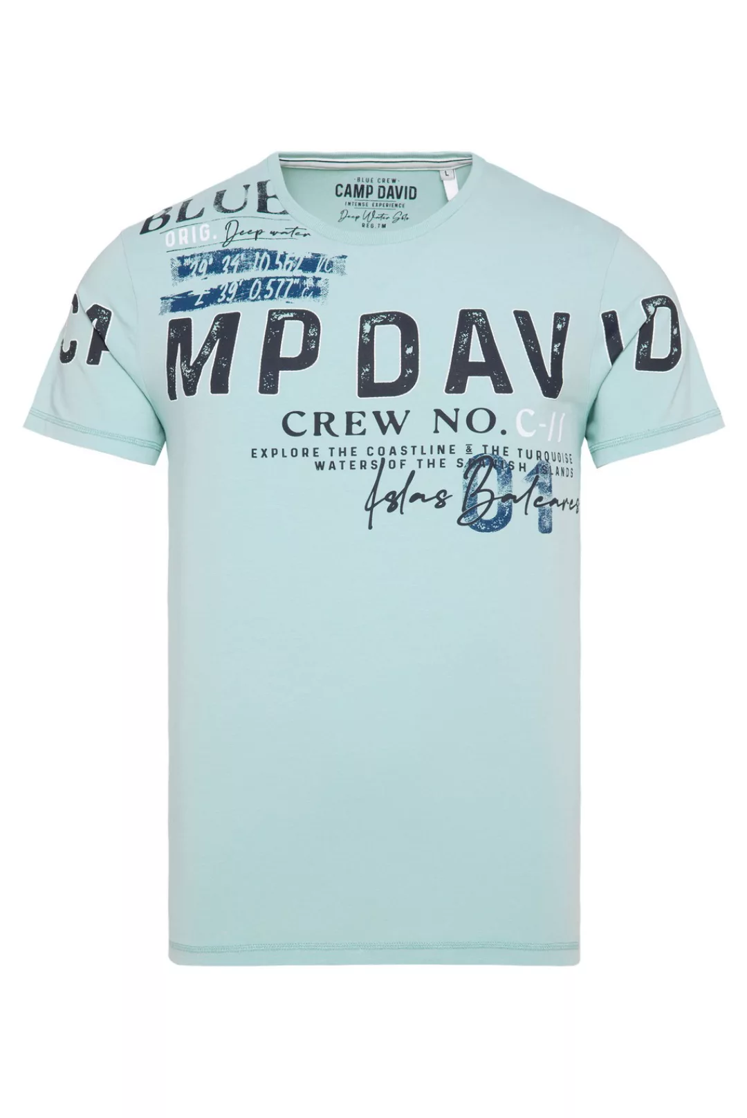 CAMP DAVID Rundhalsshirt, mit Baumwolle günstig online kaufen