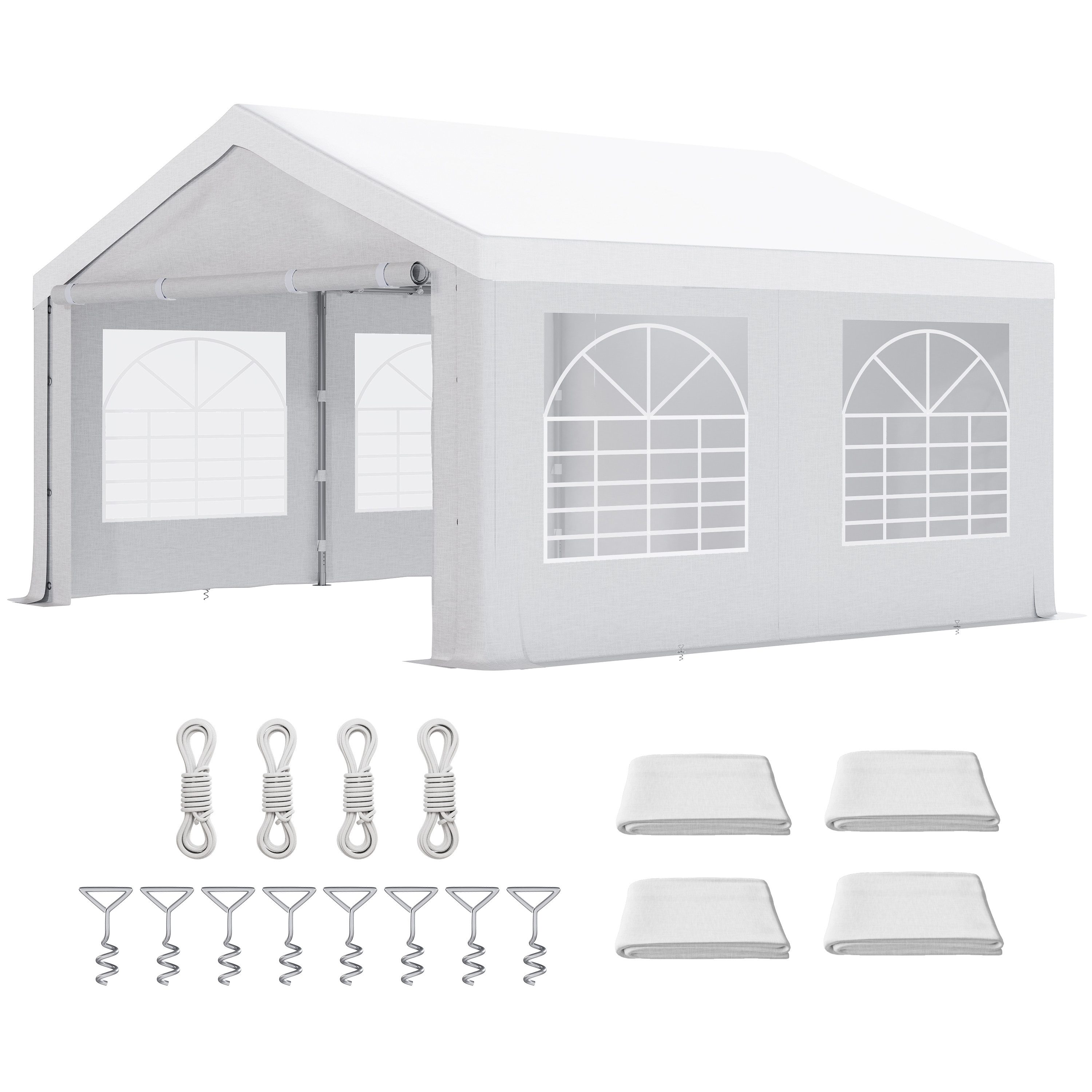 HOMALL Faltpavillon Partyzelt 3*4/3*6cm Pavillon mit günstig online kaufen