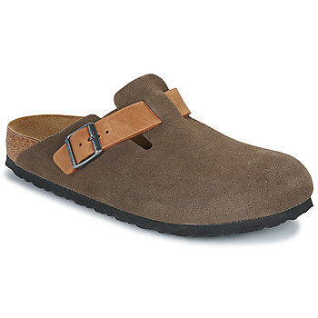 BIRKENSTOCK  Pantoffeln Boston LEVE/LEOI Concrete Gray günstig online kaufen