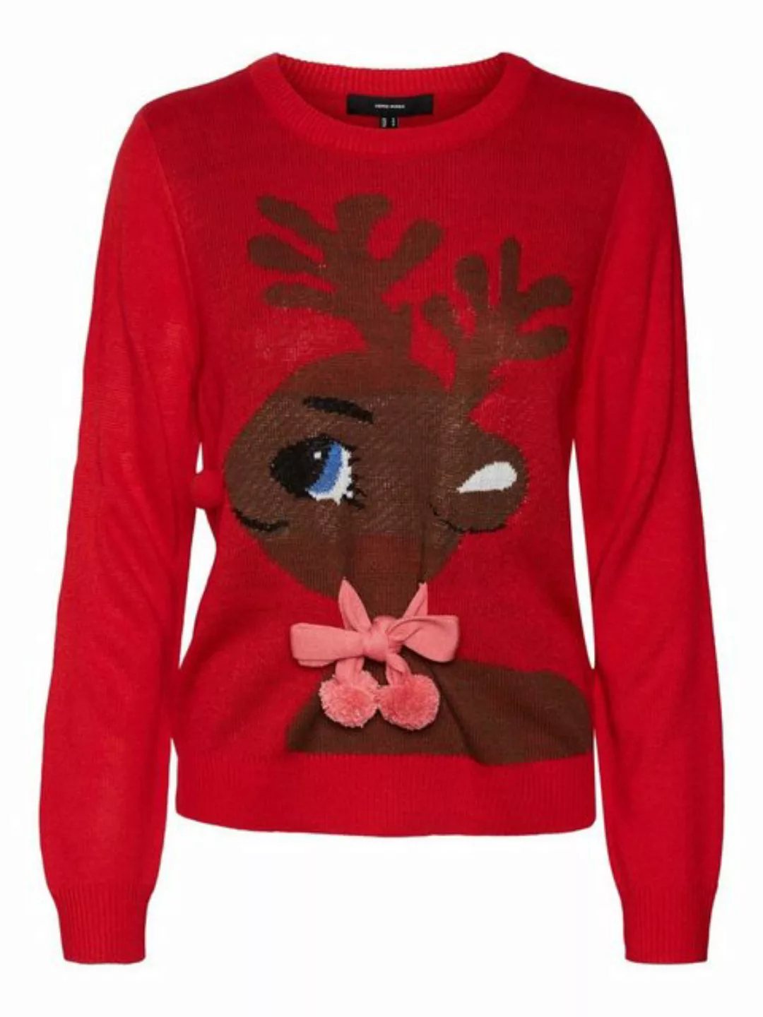 Vero Moda Strickpullover CUTE DEER (1-tlg) Weiteres Detail günstig online kaufen