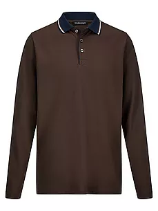 Langarm-Polo-Shirt Louis Sayn braun günstig online kaufen