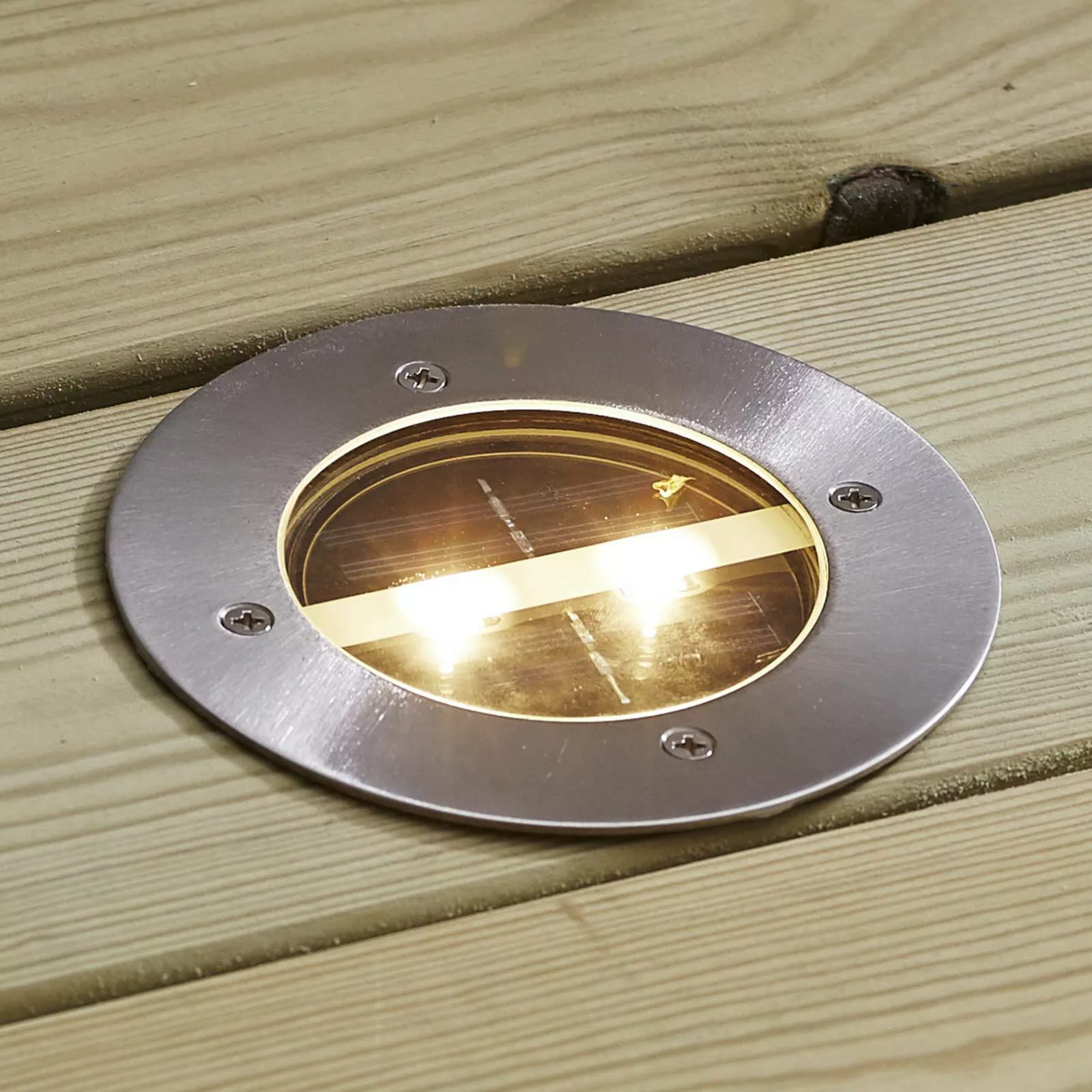 Runde LED-Solar-Einbauleuchte Decklight günstig online kaufen