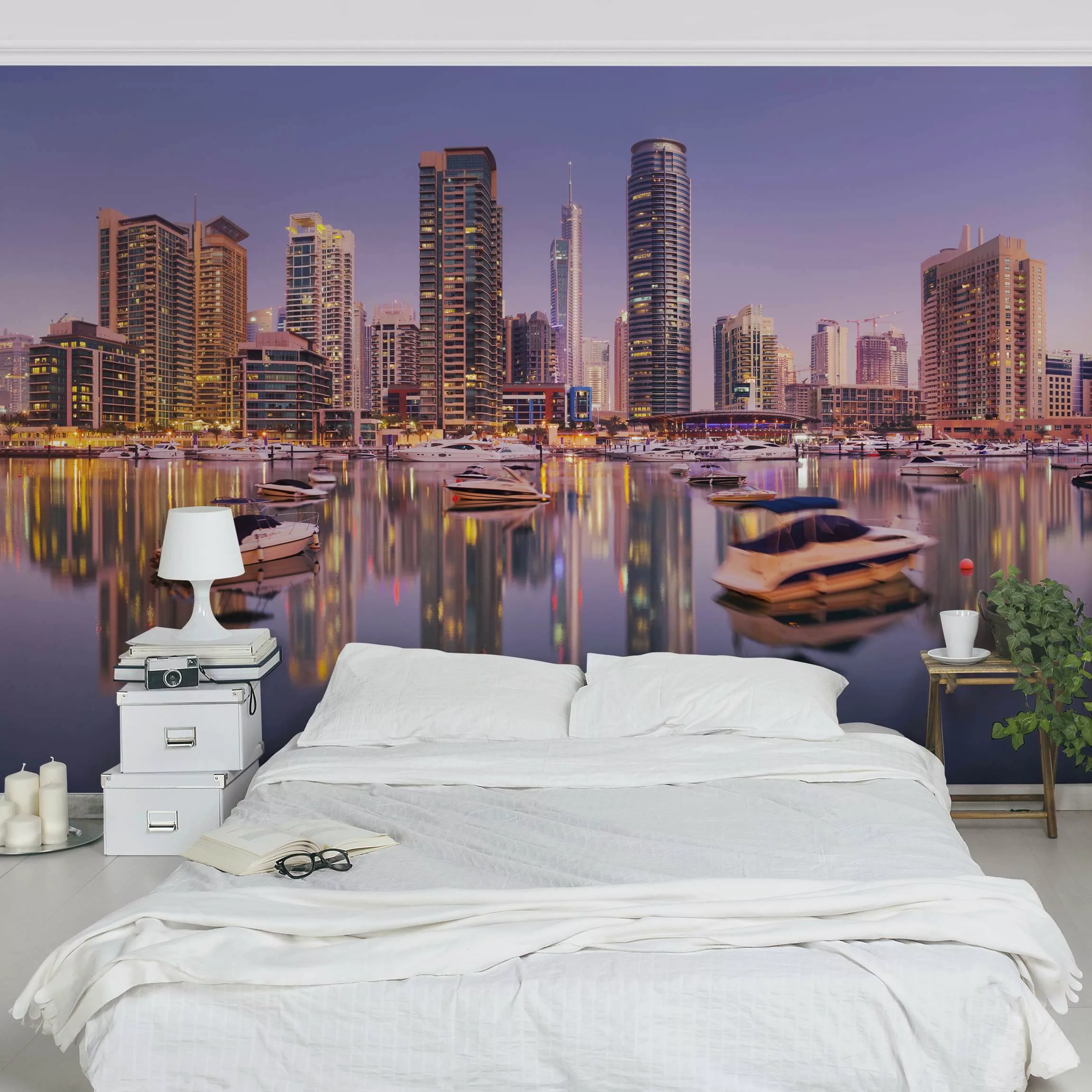 Fototapete Dubai Skyline und Marina günstig online kaufen