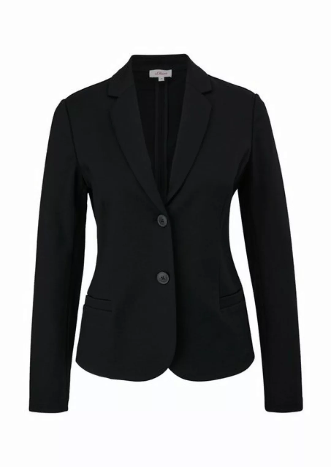 s.Oliver Jerseyblazer - kurzer Stretch Blazer für jeden Anlass - modischer günstig online kaufen