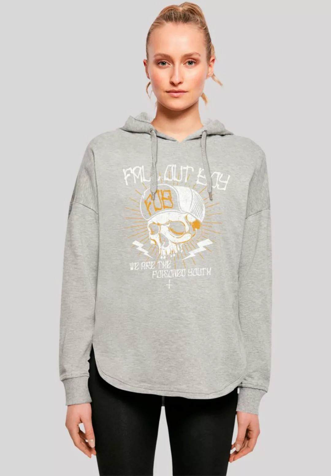 F4NT4STIC Kapuzenpullover "Fall Out Boy Chest Youth Skull", Premium Qualitä günstig online kaufen