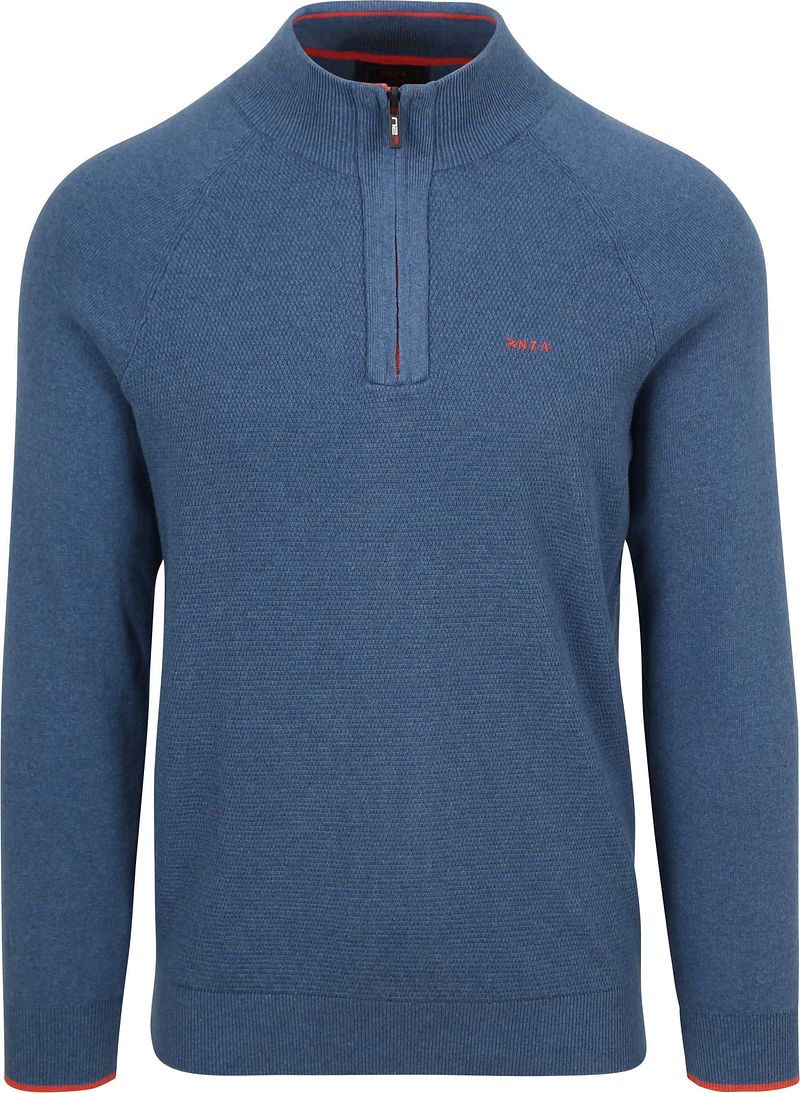 NZA Half Zip Pullover Ralph Blau - Größe M günstig online kaufen