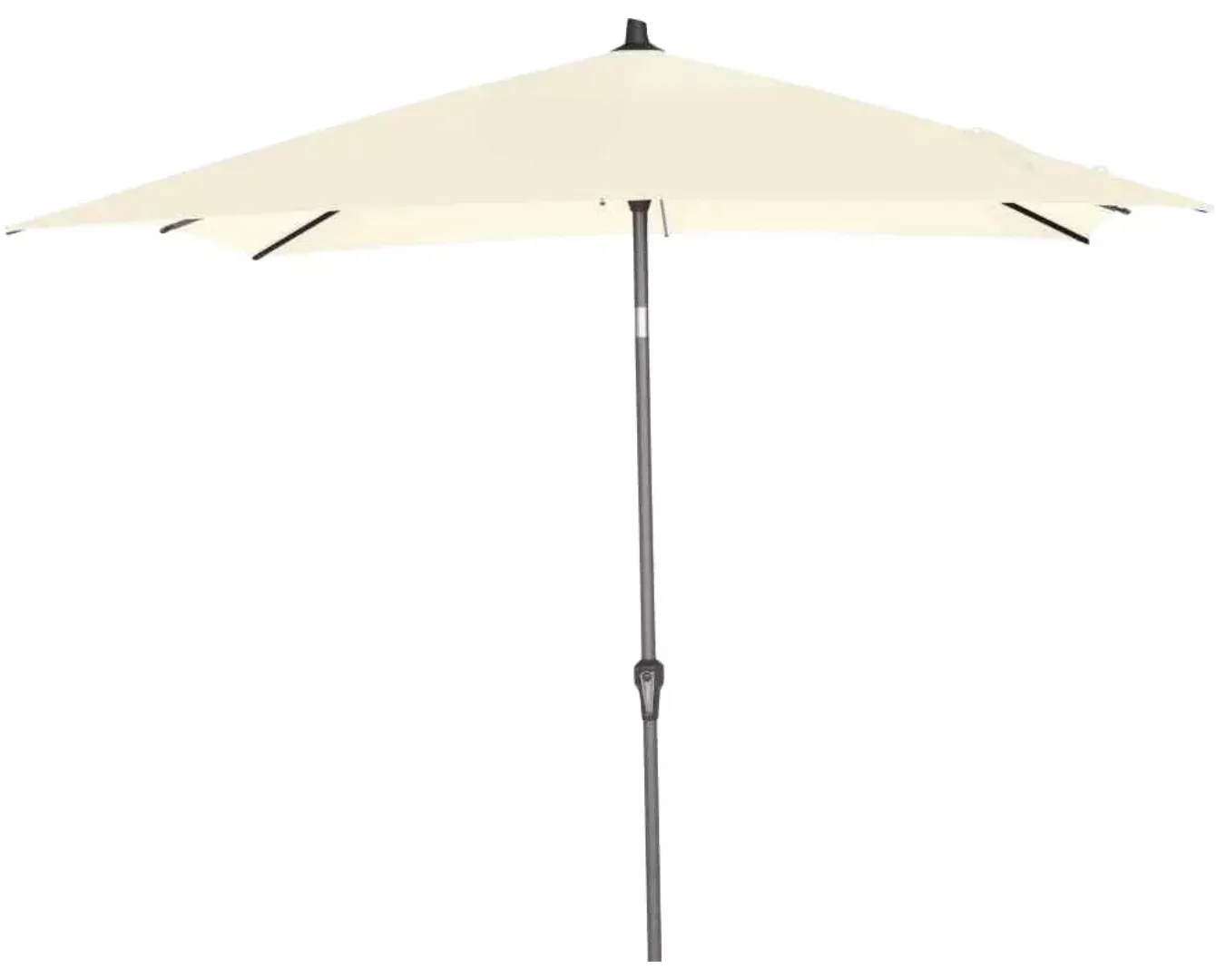 Siena Garden Marktschirm 250 cmx 250 cm Ecru mit Kurbelmechanik günstig online kaufen